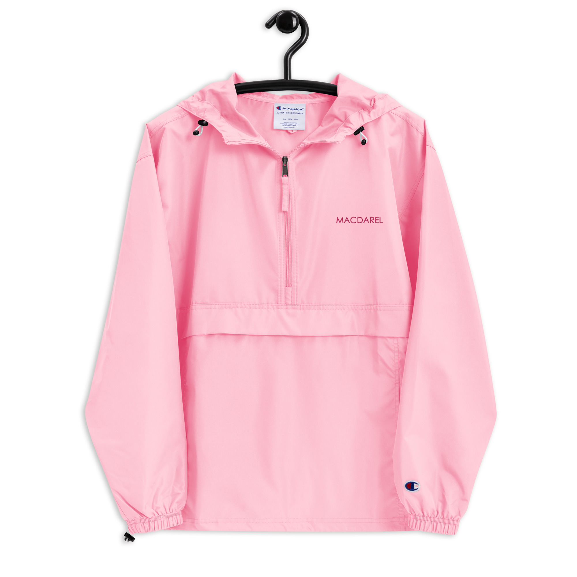 Mac's Pinks Embroidered Champion Packable Jacket - Image 5