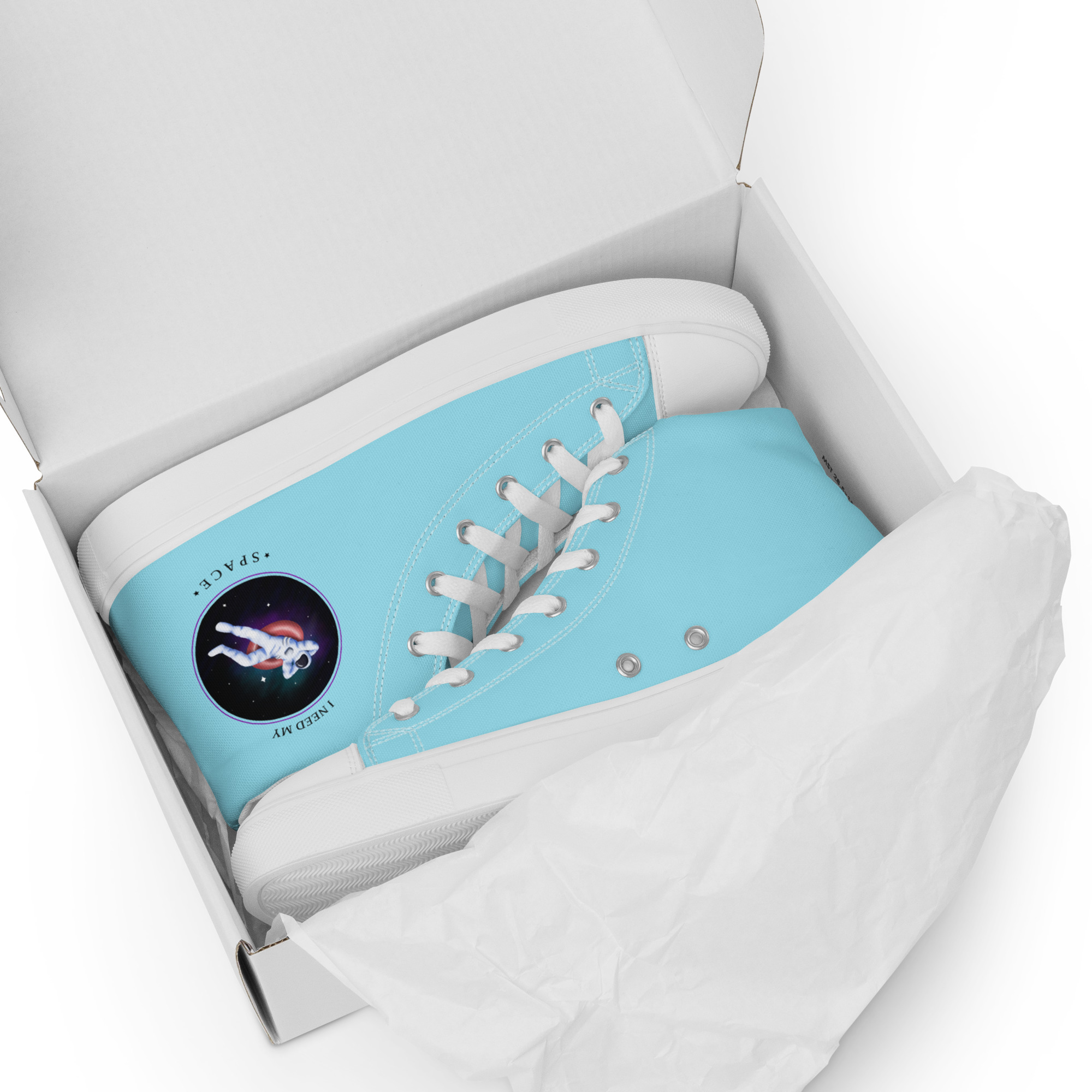 Space Jam Men’s High Top Canvas Shoes - Image 2