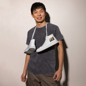 Graffiti Men’s High Top Canvas Shoes