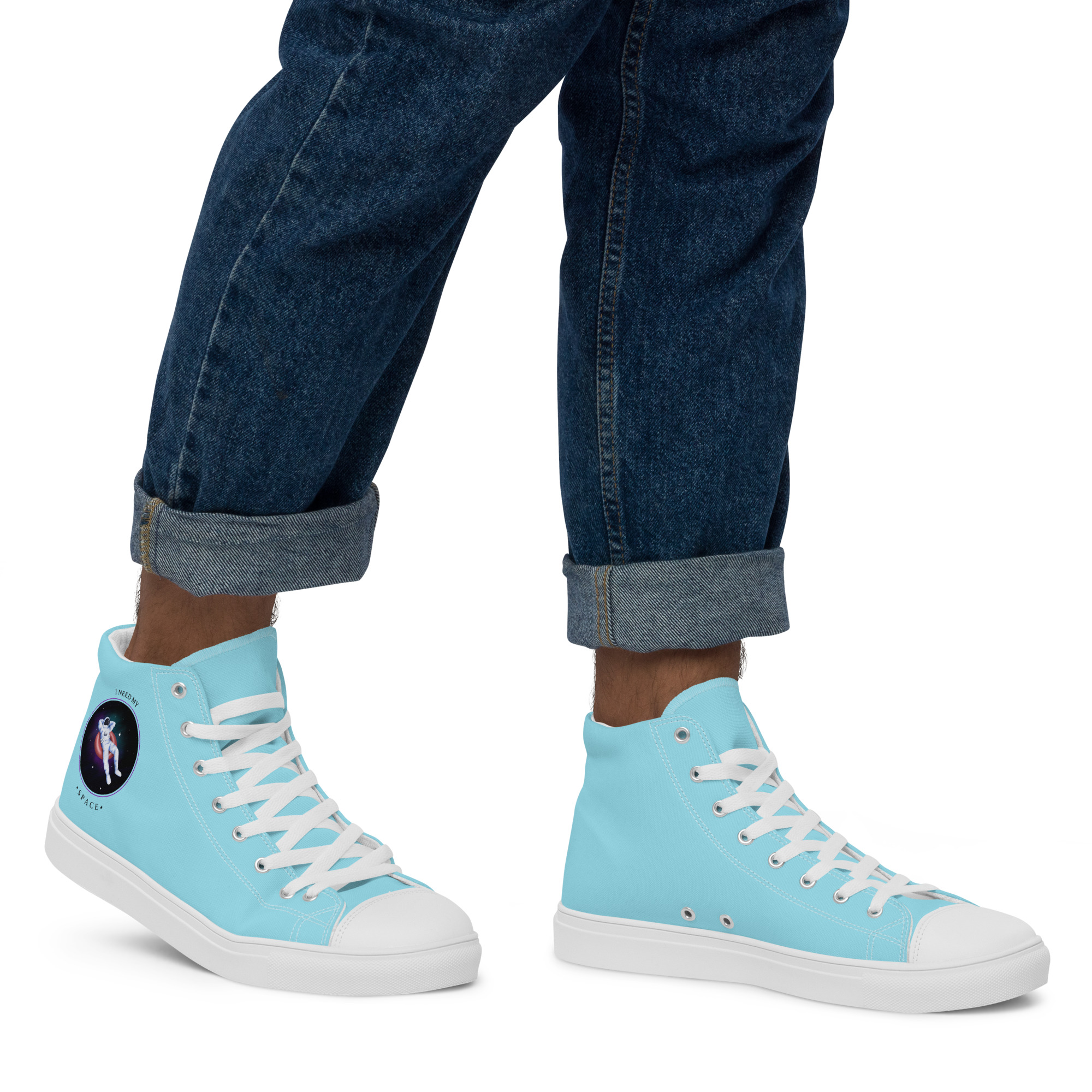 Space Jam Men’s High Top Canvas Shoes - Image 6