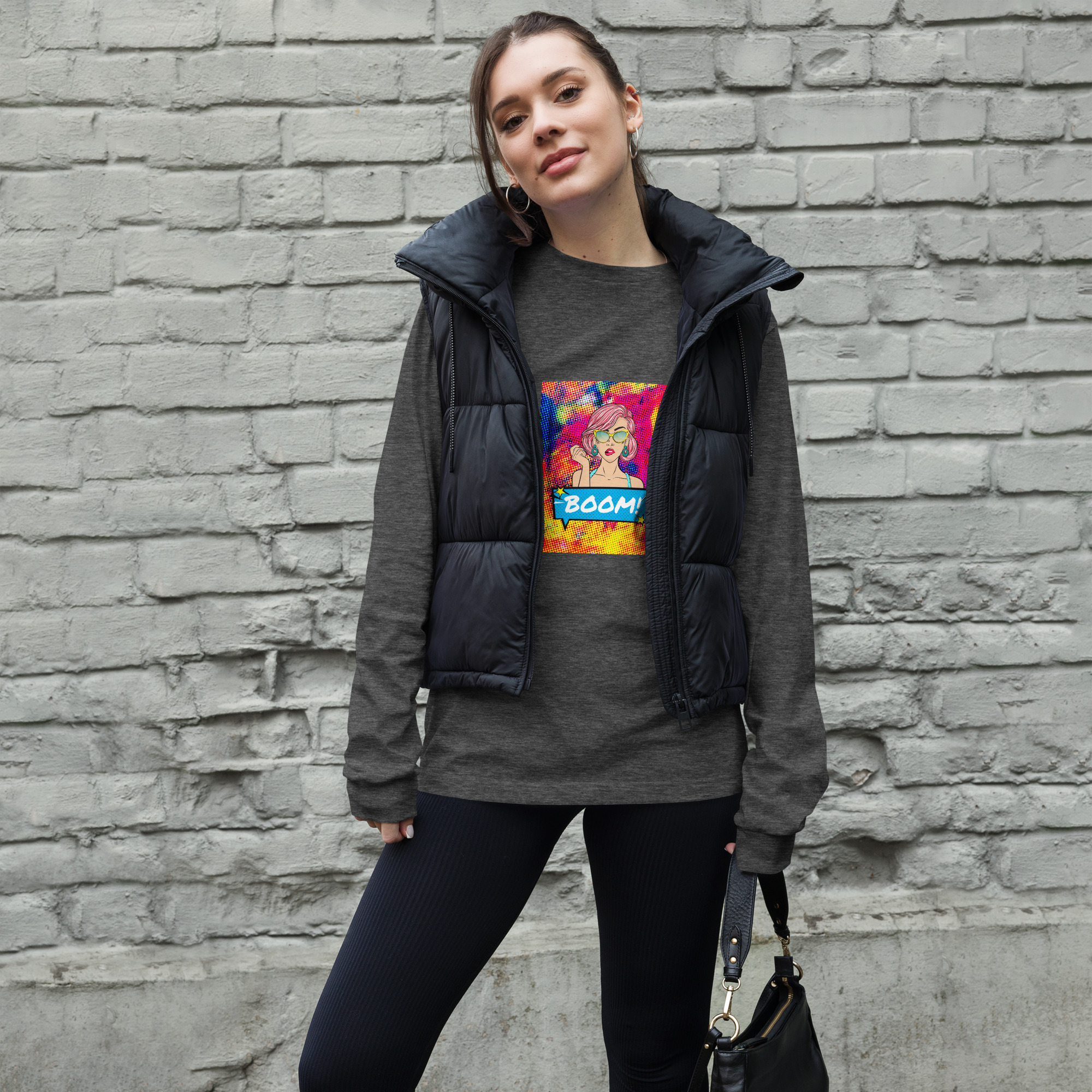 Her Boom Unisex Long Sleeve Tee - Image 7
