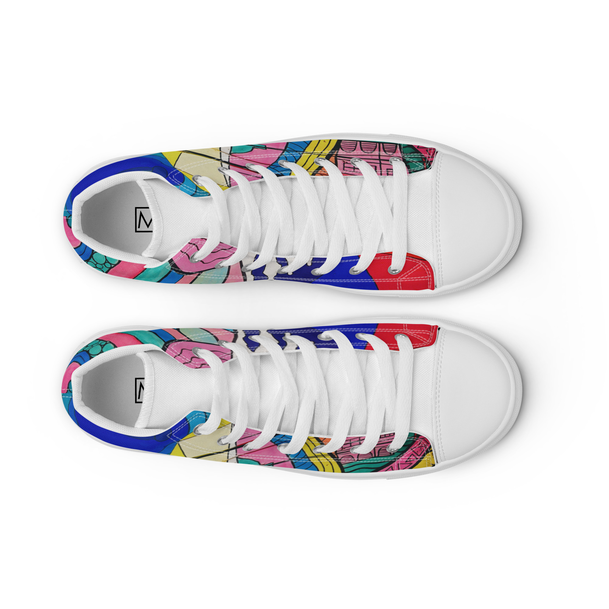 Create Women’s High Top Canvas Shoes - Image 54