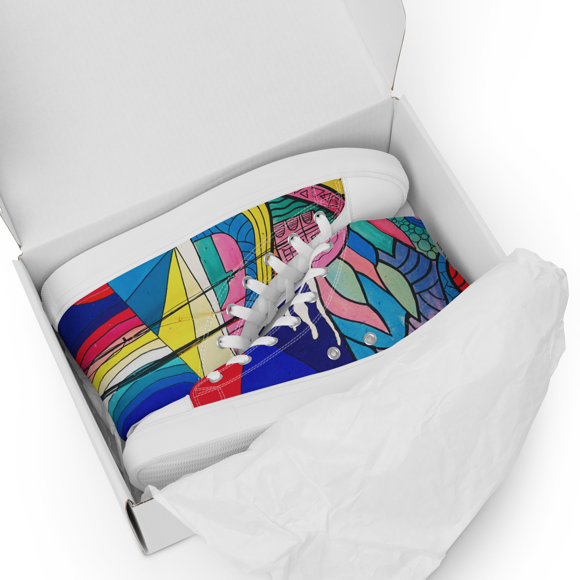 Create Women’s High Top Canvas Shoes - Image 36
