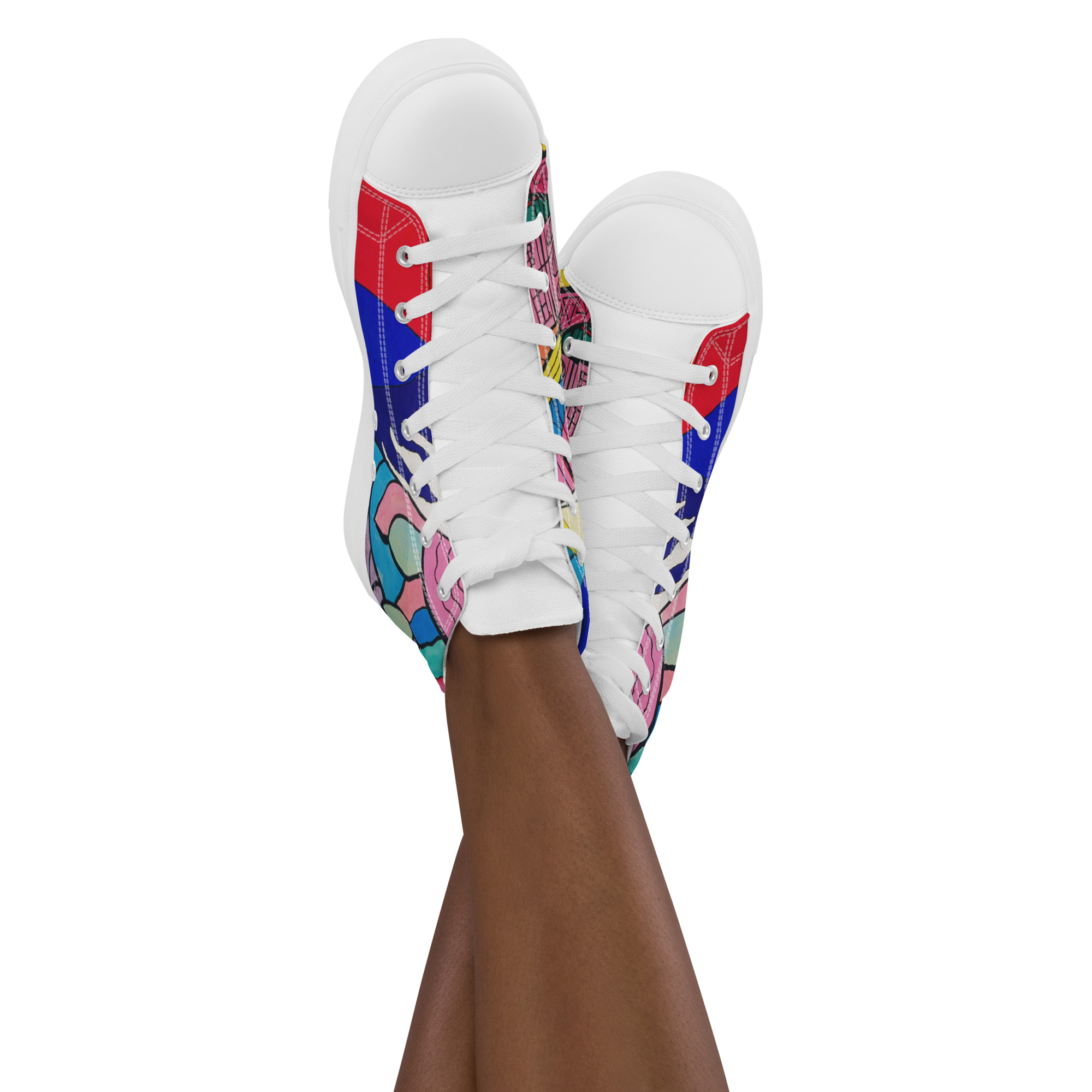 Create Women’s High Top Canvas Shoes - Image 43