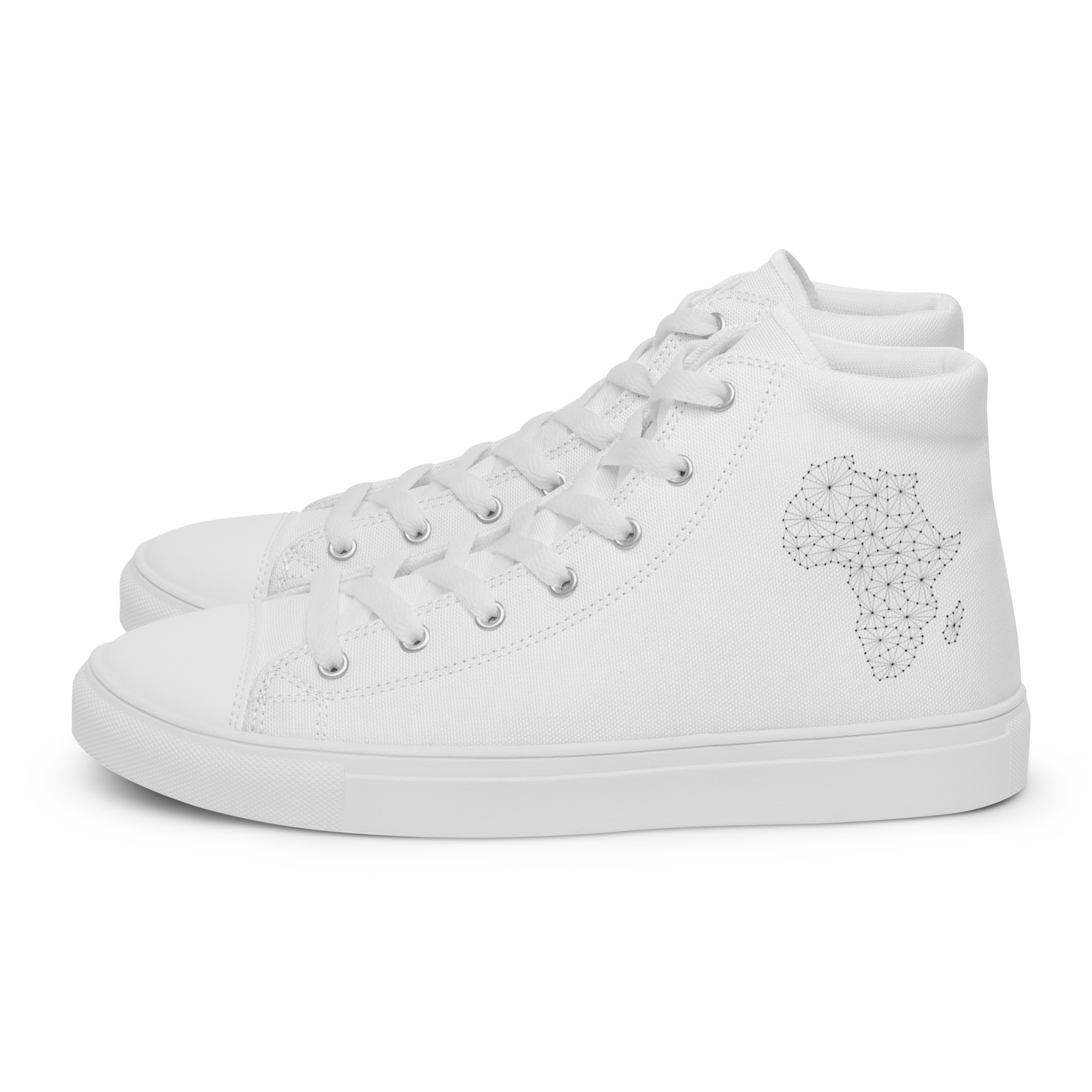 Africa Women’s High Top Canvas Shoes