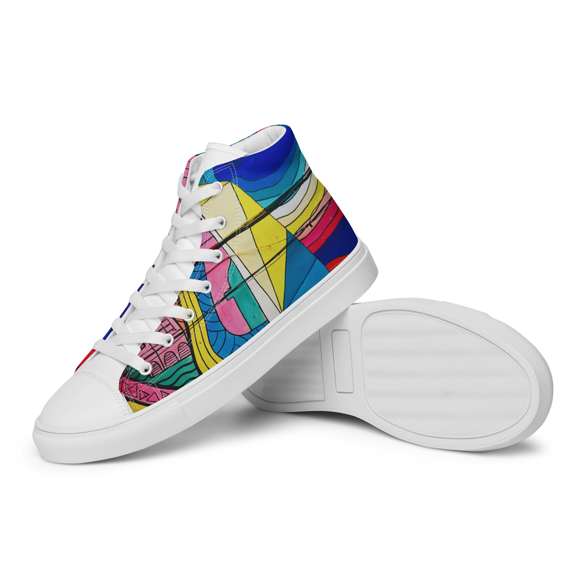 Create Women’s High Top Canvas Shoes - Image 10