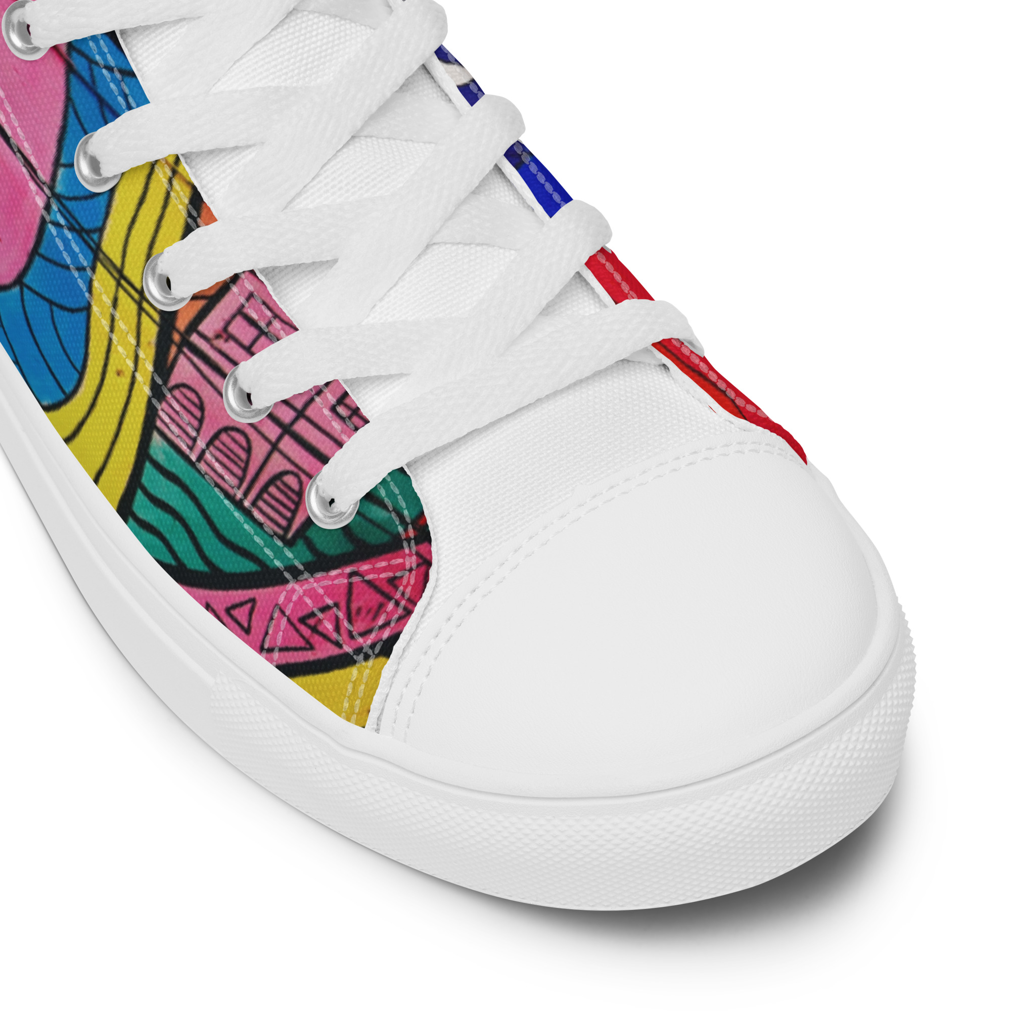 Create Women’s High Top Canvas Shoes - Image 55