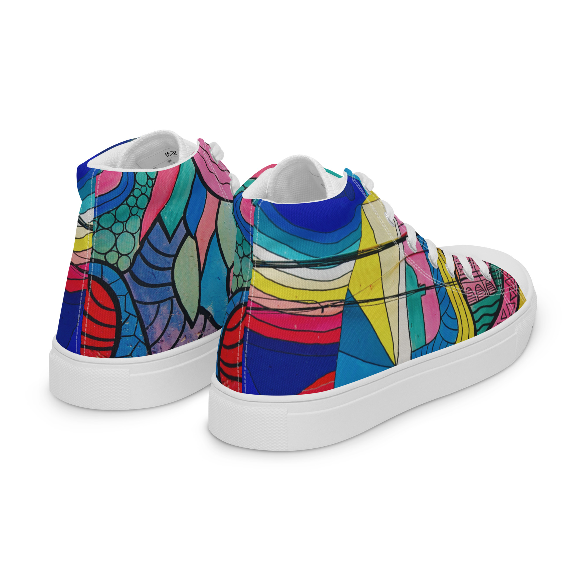 Create Women’s High Top Canvas Shoes - Image 29